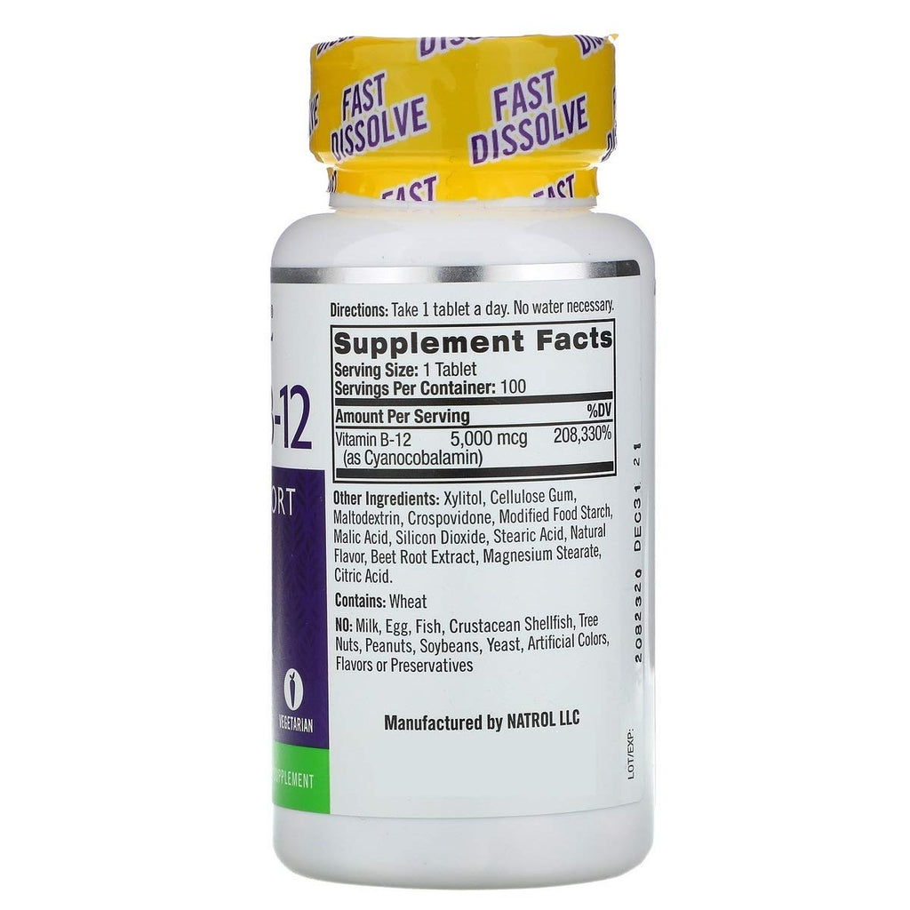 NM VITAMIN B-12 GC 5000MCG 60LQGL