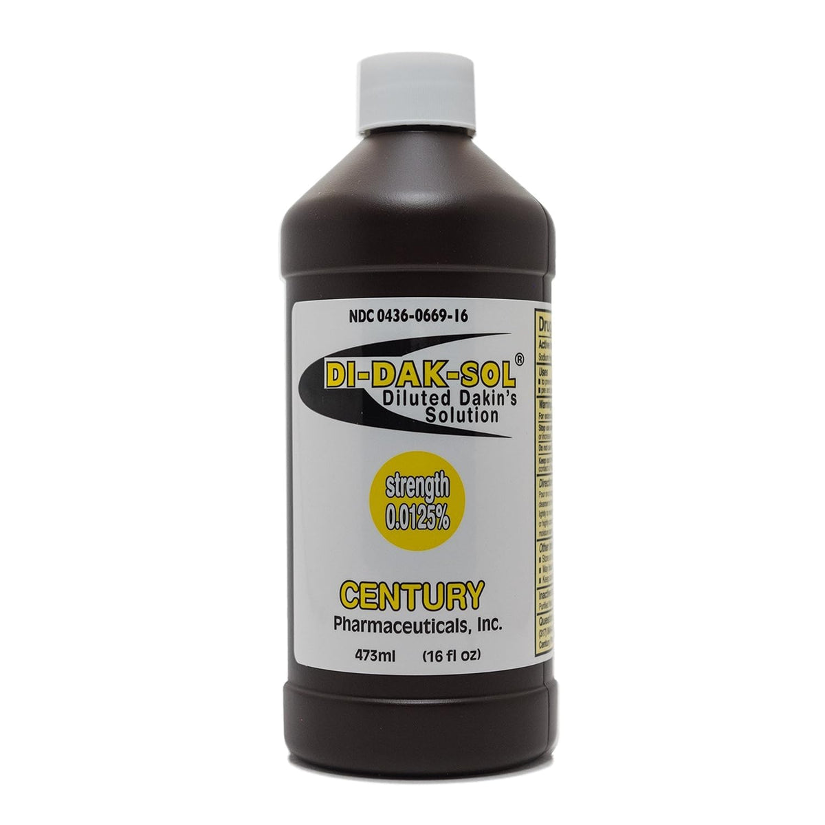 DI-DAK-SOL DILUTD DAKENS .0125% SOL 16OZ