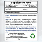 FOLTABS 800 TB 115-800MCG-10MG 60