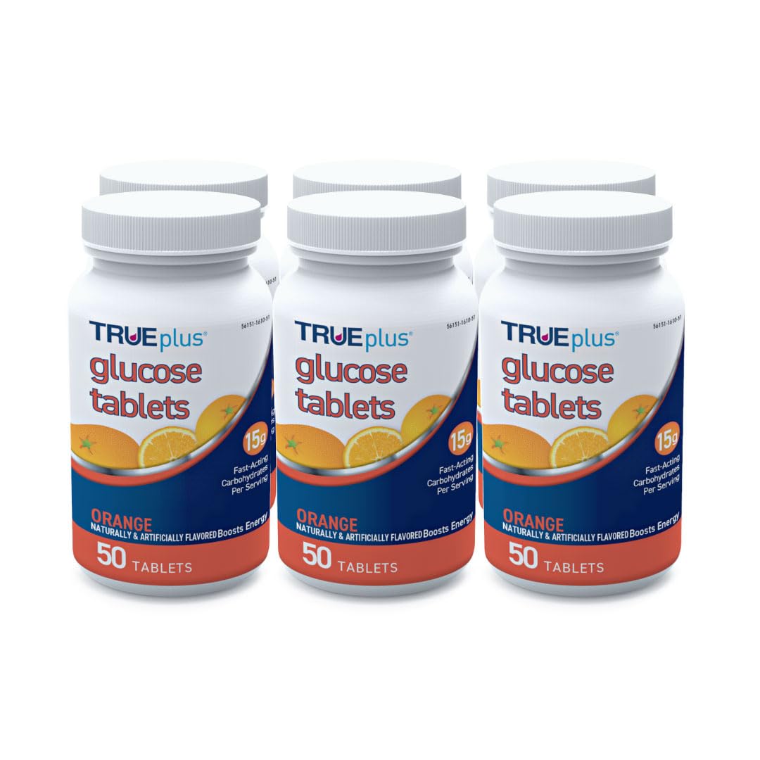 TRUEPLUS GLUCOSE TABLET ORANGE 50CT
