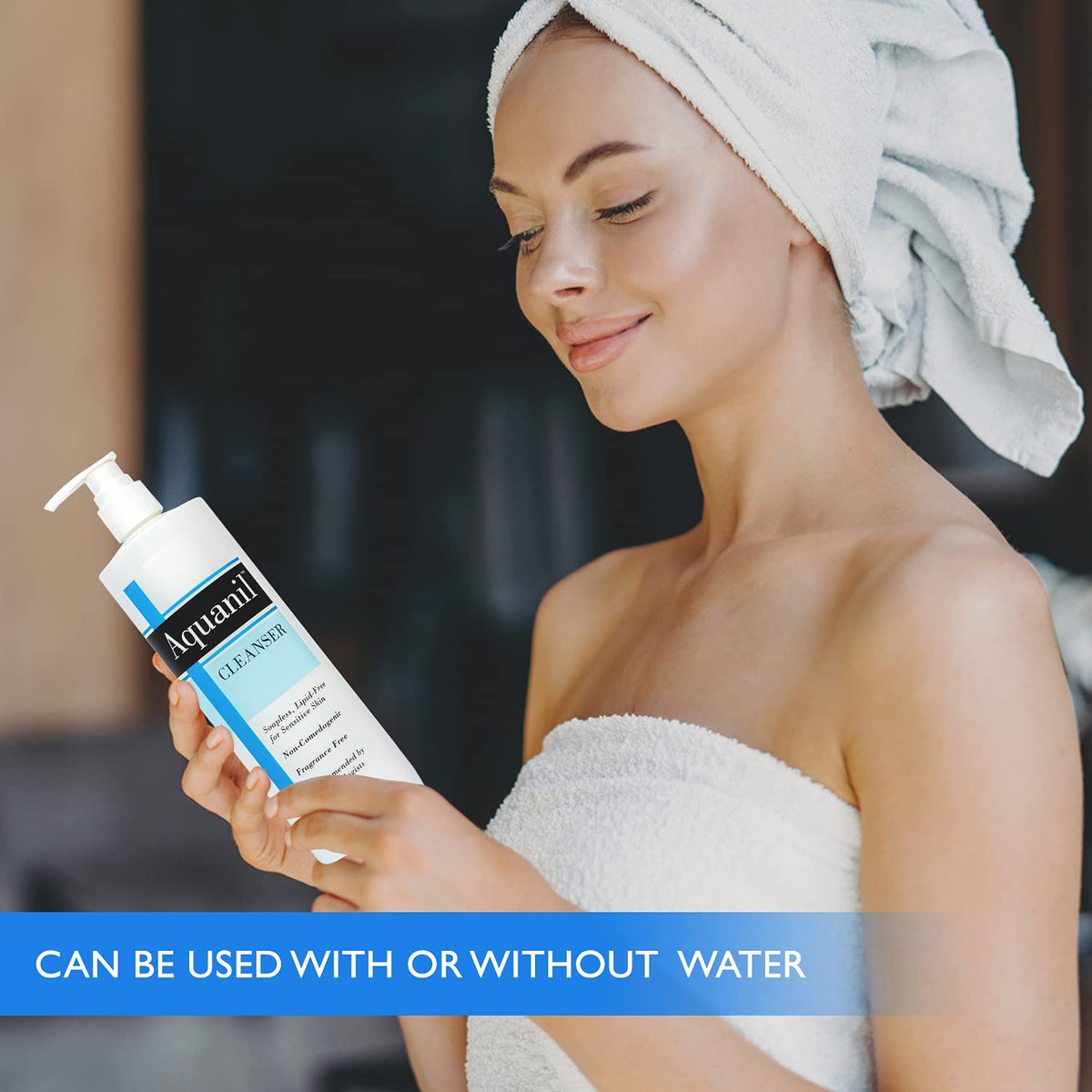 AQUANIL CLNSR LT 8OZ LIPID FREE