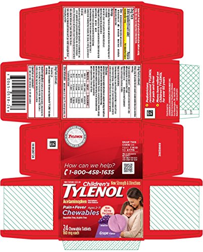 TYLENOL CHD SS 160MG/5ML120ML CHY