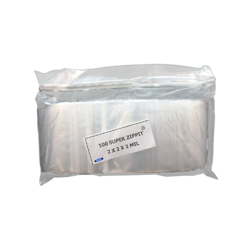 BAG ZIP CLEAR 2ML 4X4 1000CT ACTN