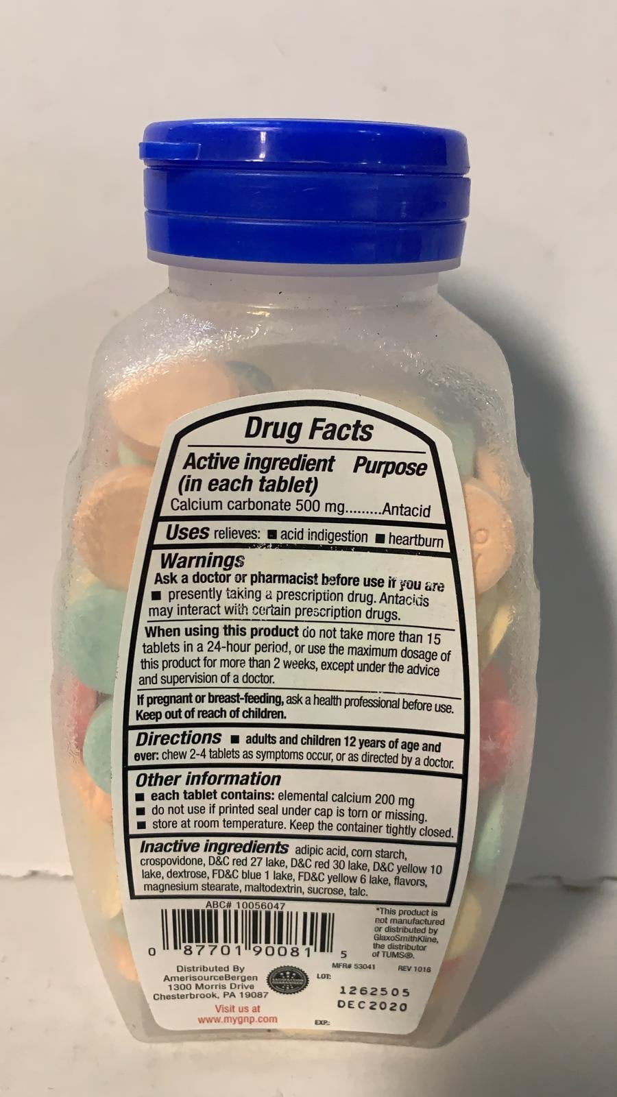 GNP ANTACID MAX STRGTH ORIG LIQ 12OZ