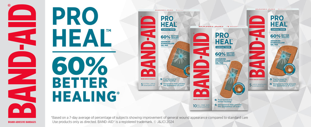 BANDAID PRO HEAL AP 10 REGULAR
