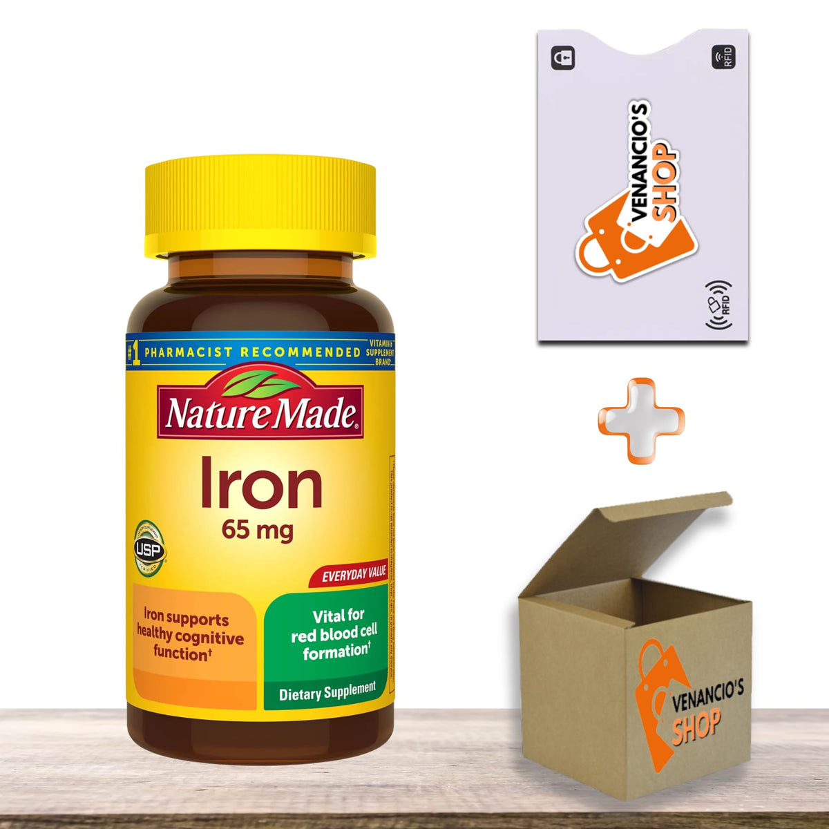 NU-IRON CP 150MG 100