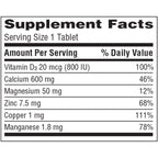 CALTRATE 600+D3 TB 600MG-800U 120