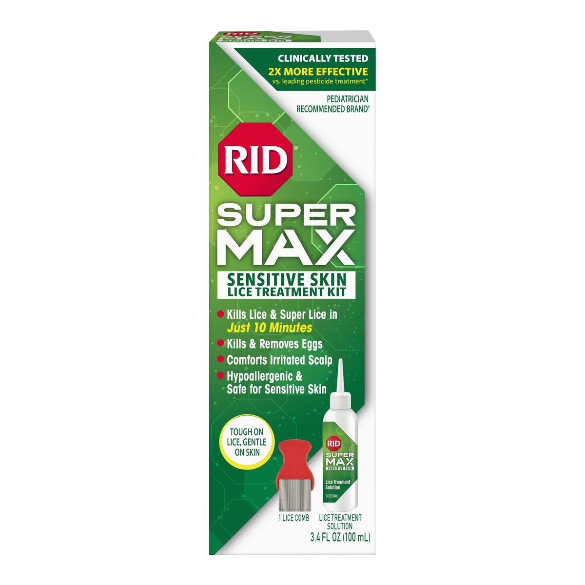 RID SUPER MAX LICE REMOVAL KT