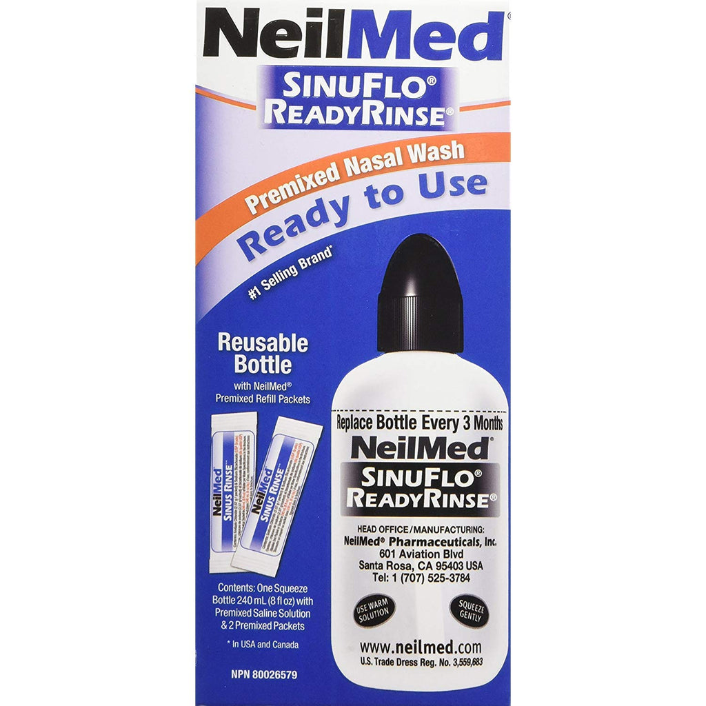 SINUSFLO READY RINSE KT 8OZ W/BTL