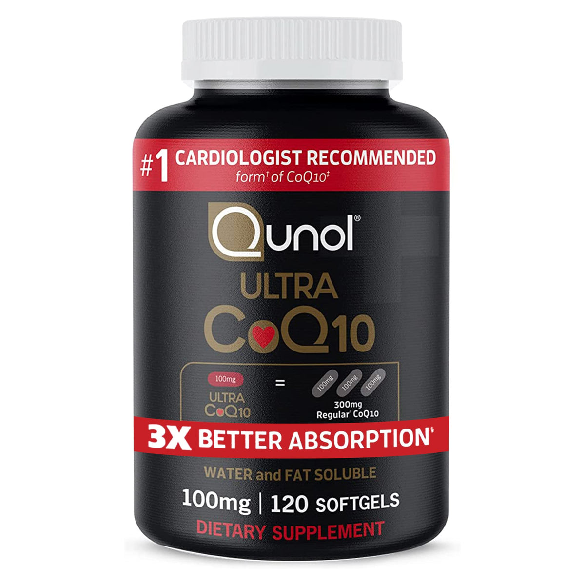 QUNOL ULTRA COQ10 GC 100MG 30 SFG