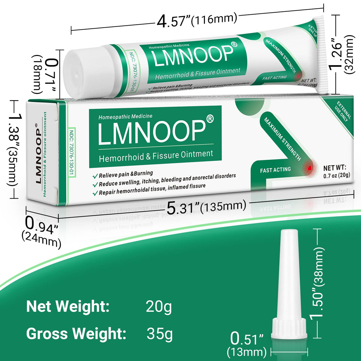GNP HEMORRHOID OINTMENT 2OZ