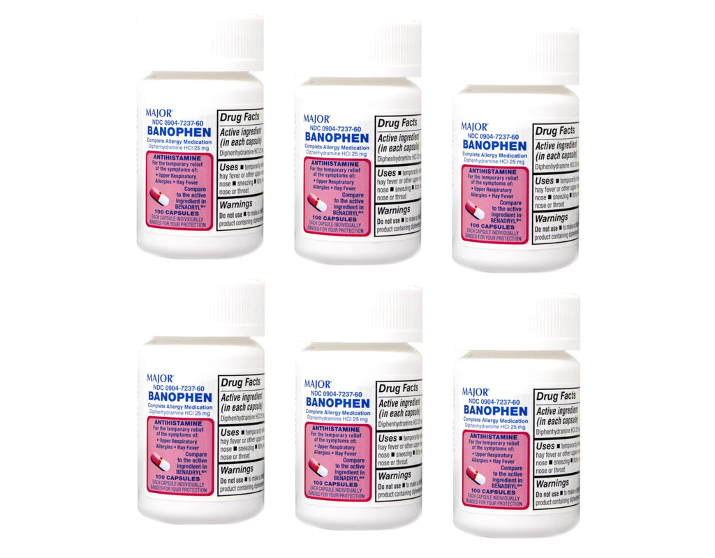 BANOPHEN TB 25MG 100 CPLT