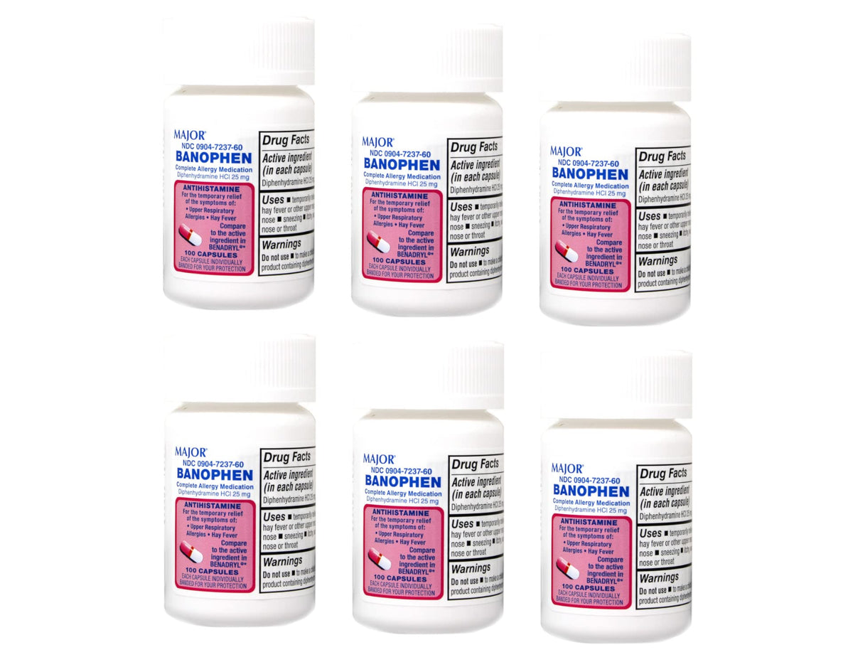 BANOPHEN TB 25MG 100 CPLT