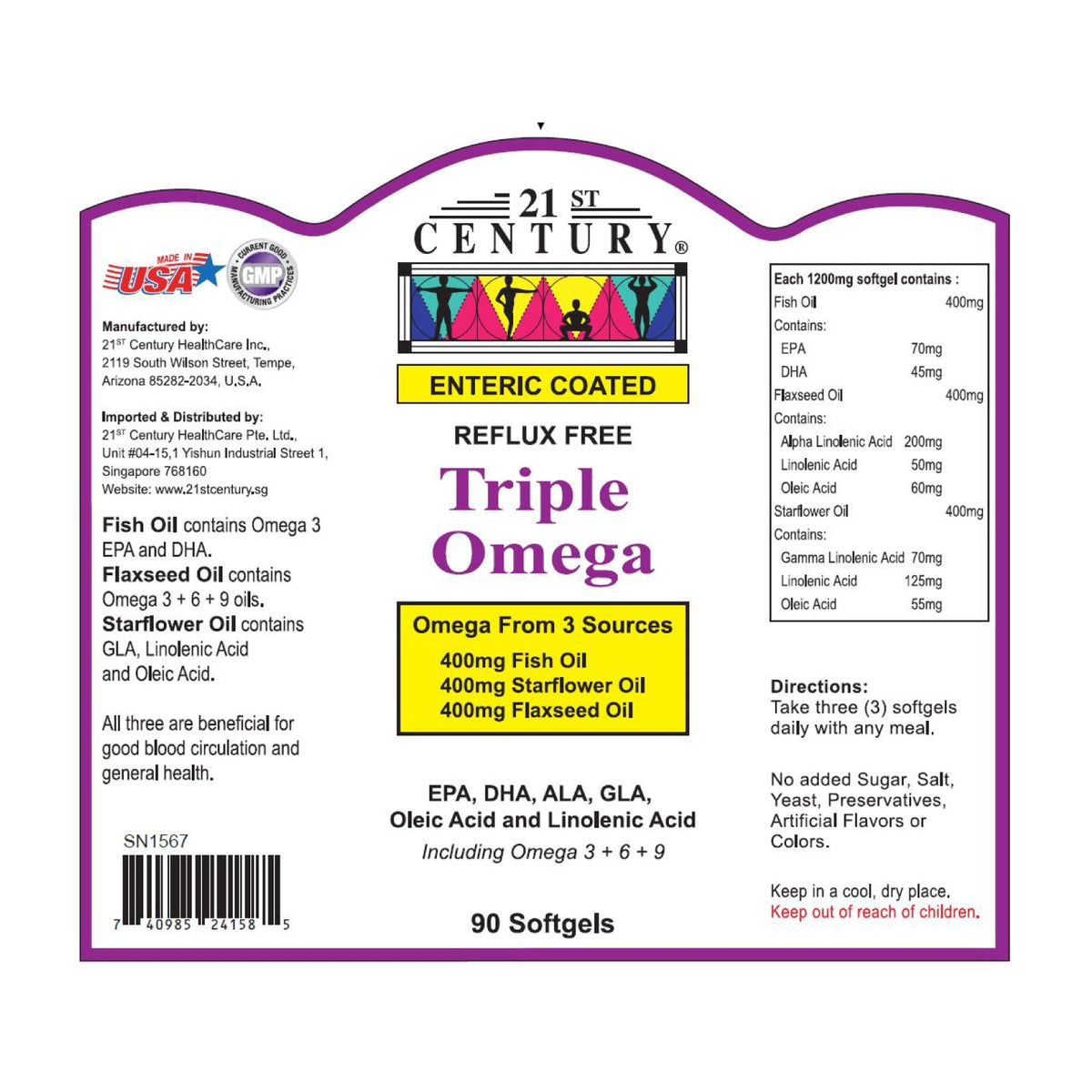 TRIPLE OMEGA COMPLEX 3-6-9 GC 90