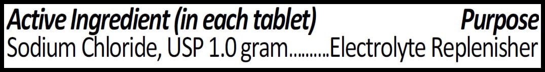 SODIUM CL TB 1GM 100
