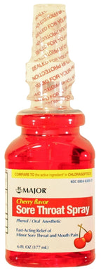 GNP SORE THROAT SPRAY 1.4% CHRY 6OZ