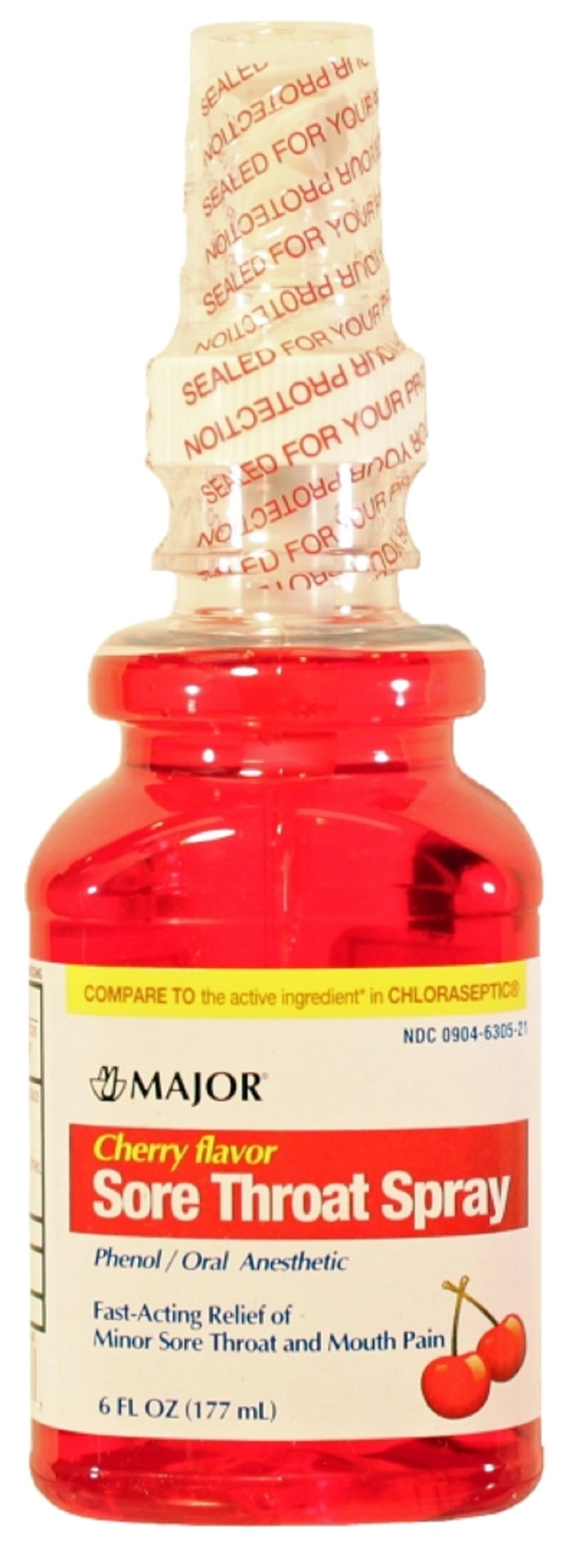GNP SORE THROAT SPRAY 1.4% CHRY 6OZ