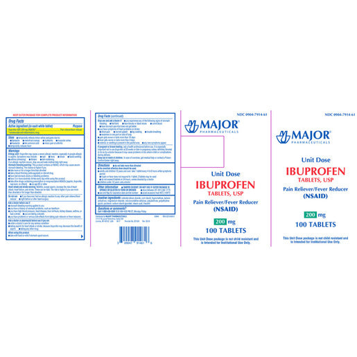 IBUPROFEN 200MG TAB BROWN 100CT GERI-CAR