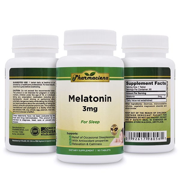 NB MELATONIN TB 3MG 60+60 FR BNS