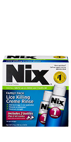NIX CD 1% 2X2OZ  CREME FMLY PK