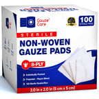 GNP GAUZE PAD 2X2IN STERILE 10CT