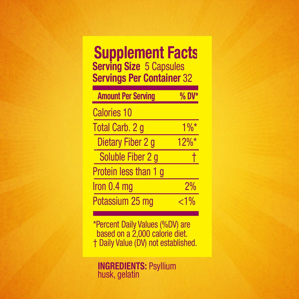 METAMUCIL DIGESTIVE HEALTH CAPSULE 160CT