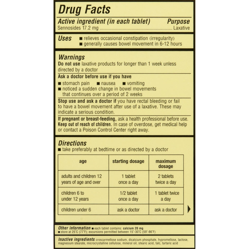 SENOKOT LAXATIVE CW 60 GMM M/BRY