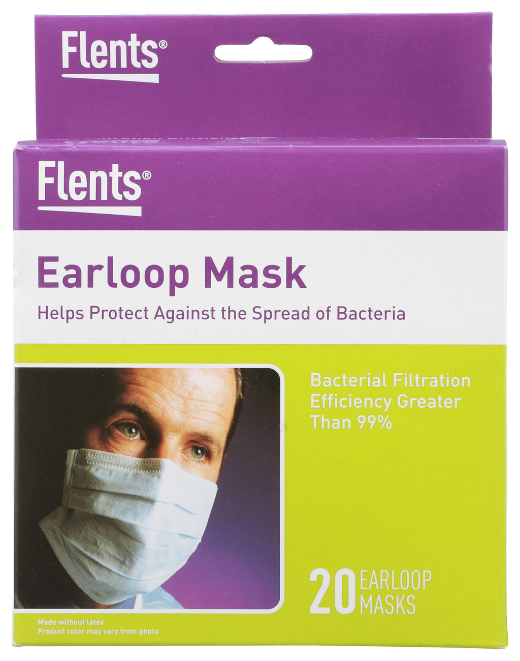 MASK EAR LOOP FLENTS 20CT API