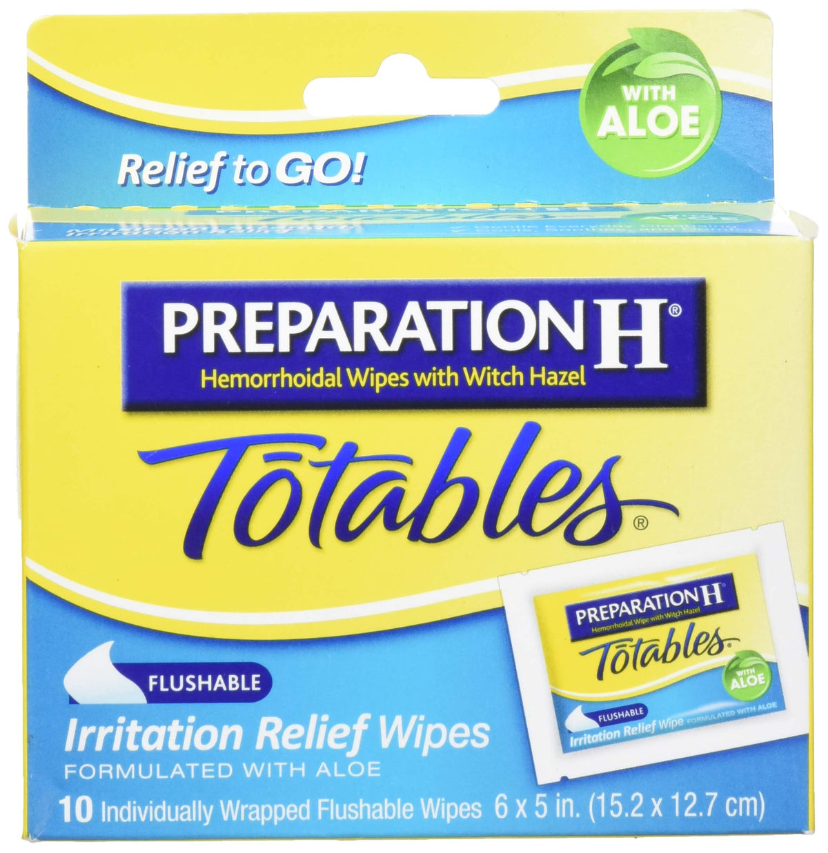 PREPARATION H WIPE 48CT