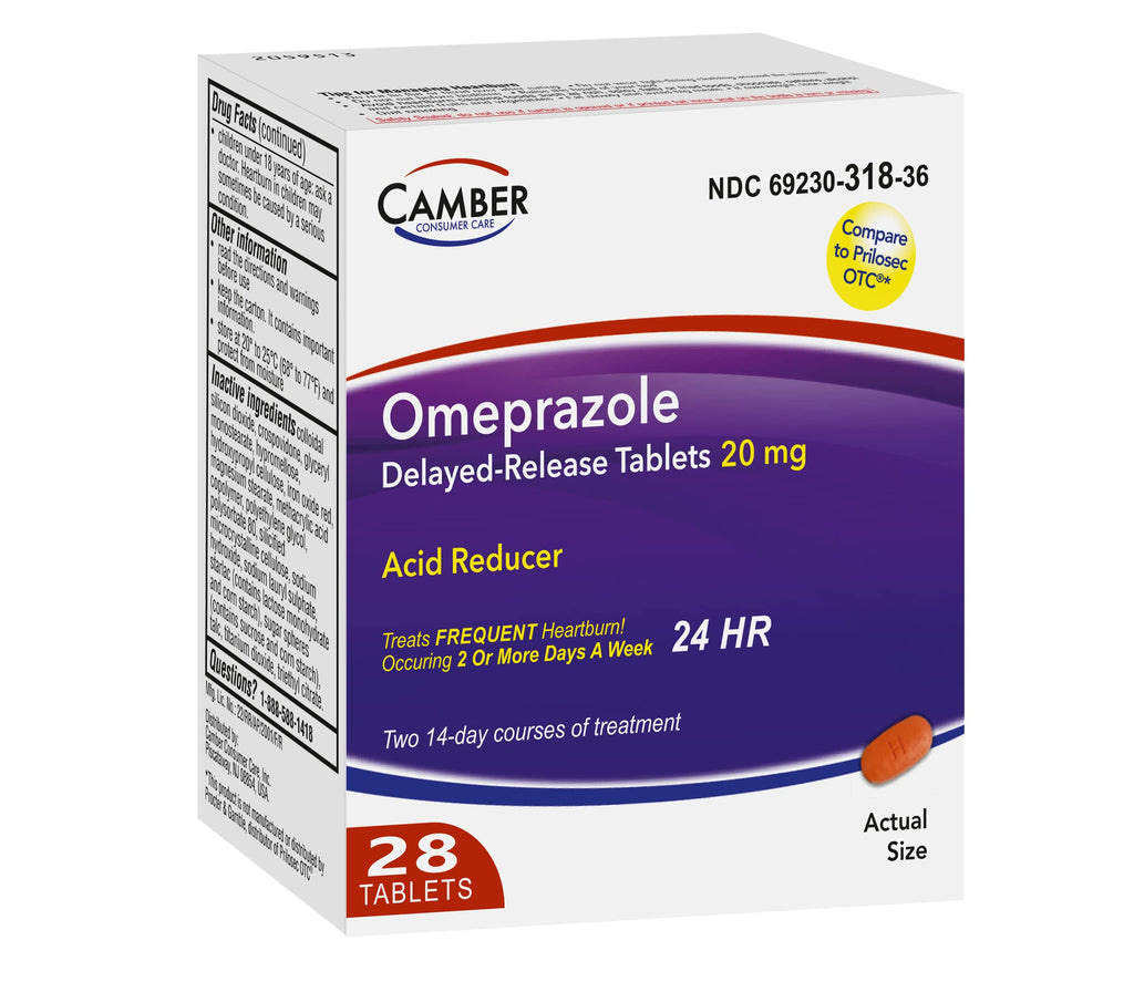 OMEPRAZOLE 20 MG DR TAB 28