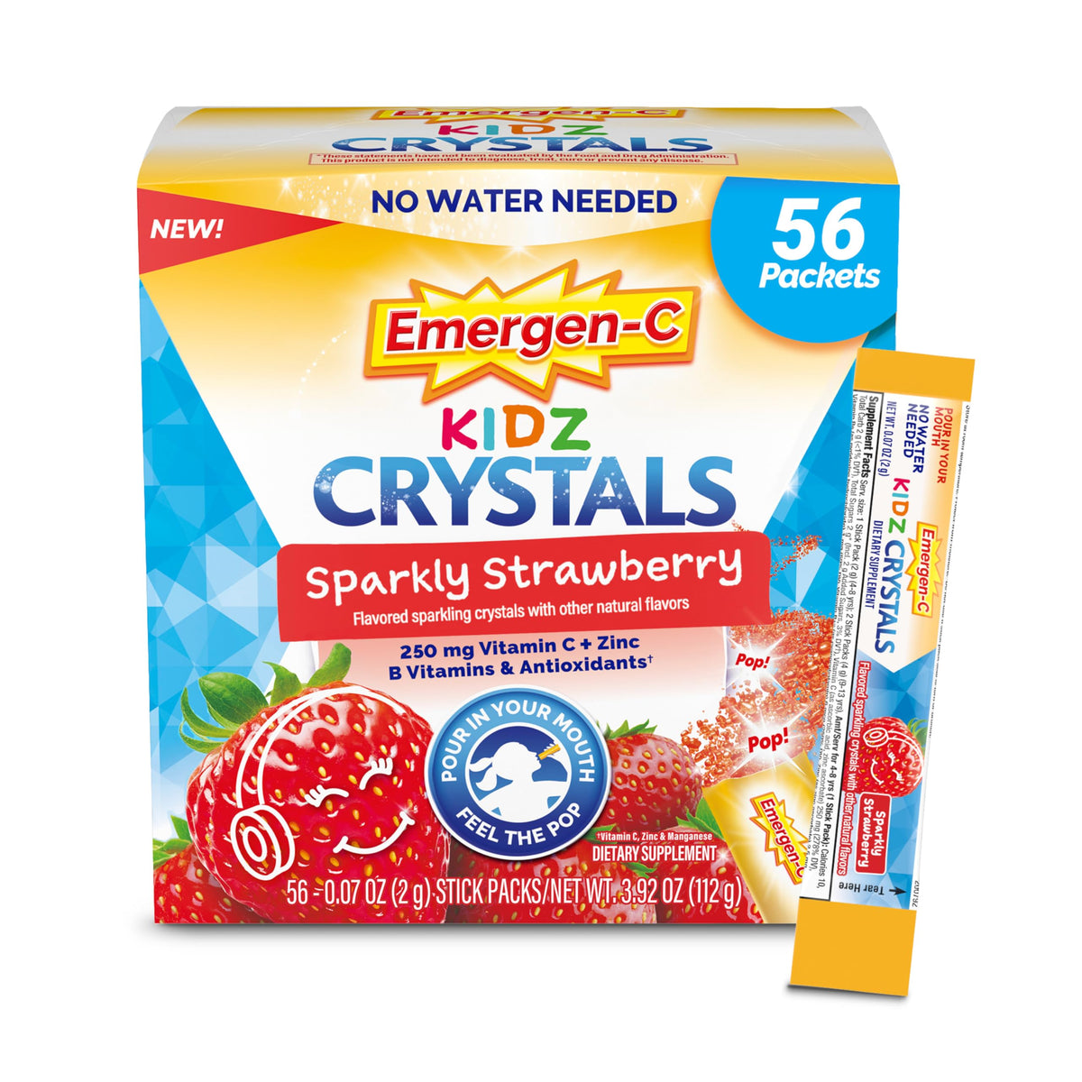 EMERGEN-C CRYSTALS PK 500MG 28STB