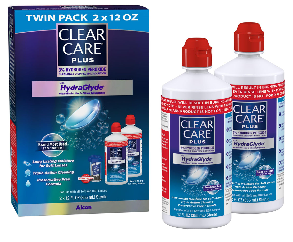 CLEAR CARE SL 2X12OZ TWIN PACK