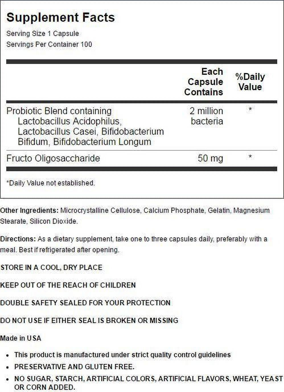 PROBIOTIC BLEND CAP 100CT NAT BLEND