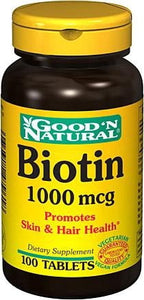 NB BIOTIN 1000MCG TABS 100CT