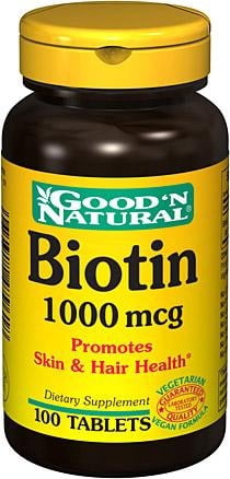 NB BIOTIN 1000MCG TABS 100CT