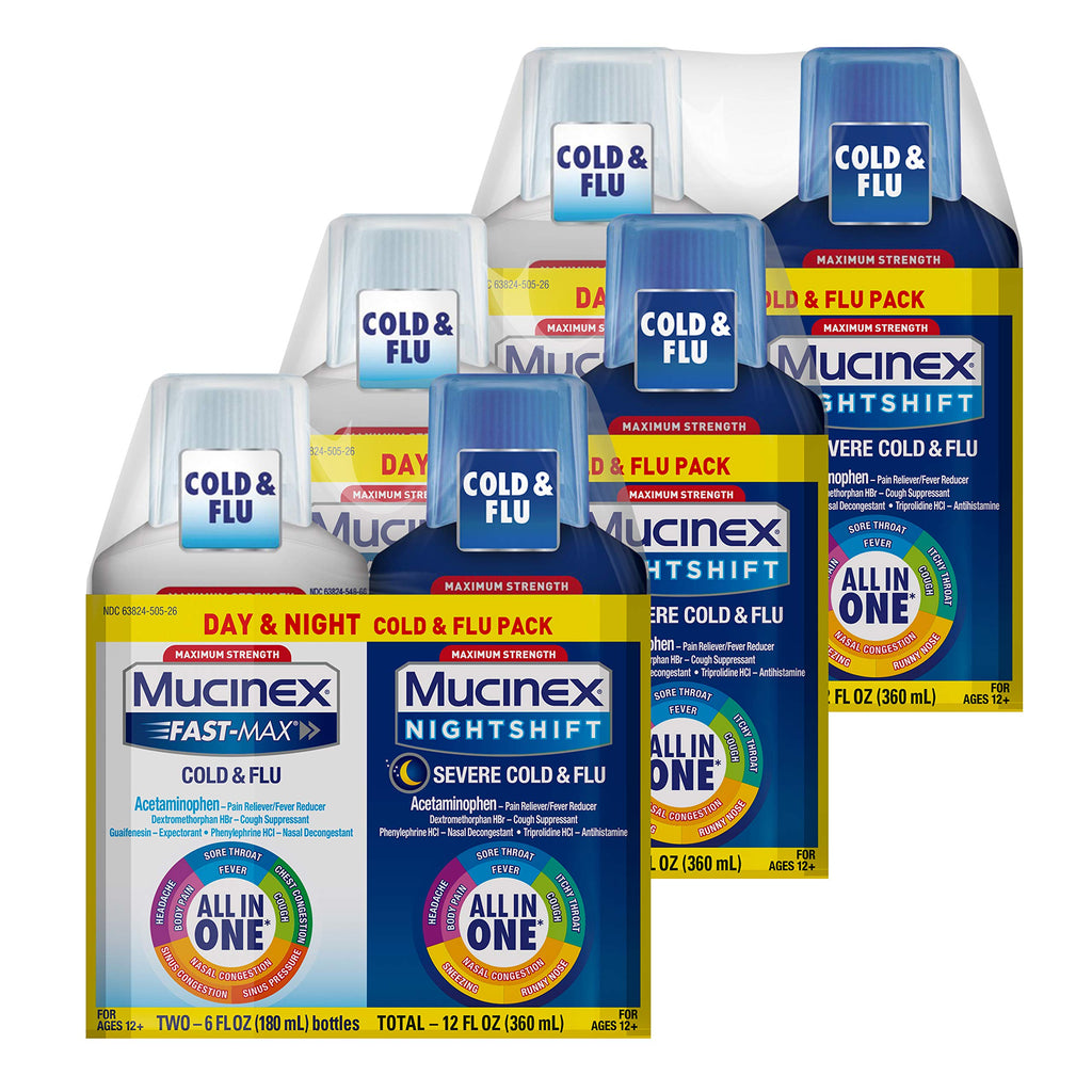 MUCINEX COLD & FLU GC 16 LQGL
