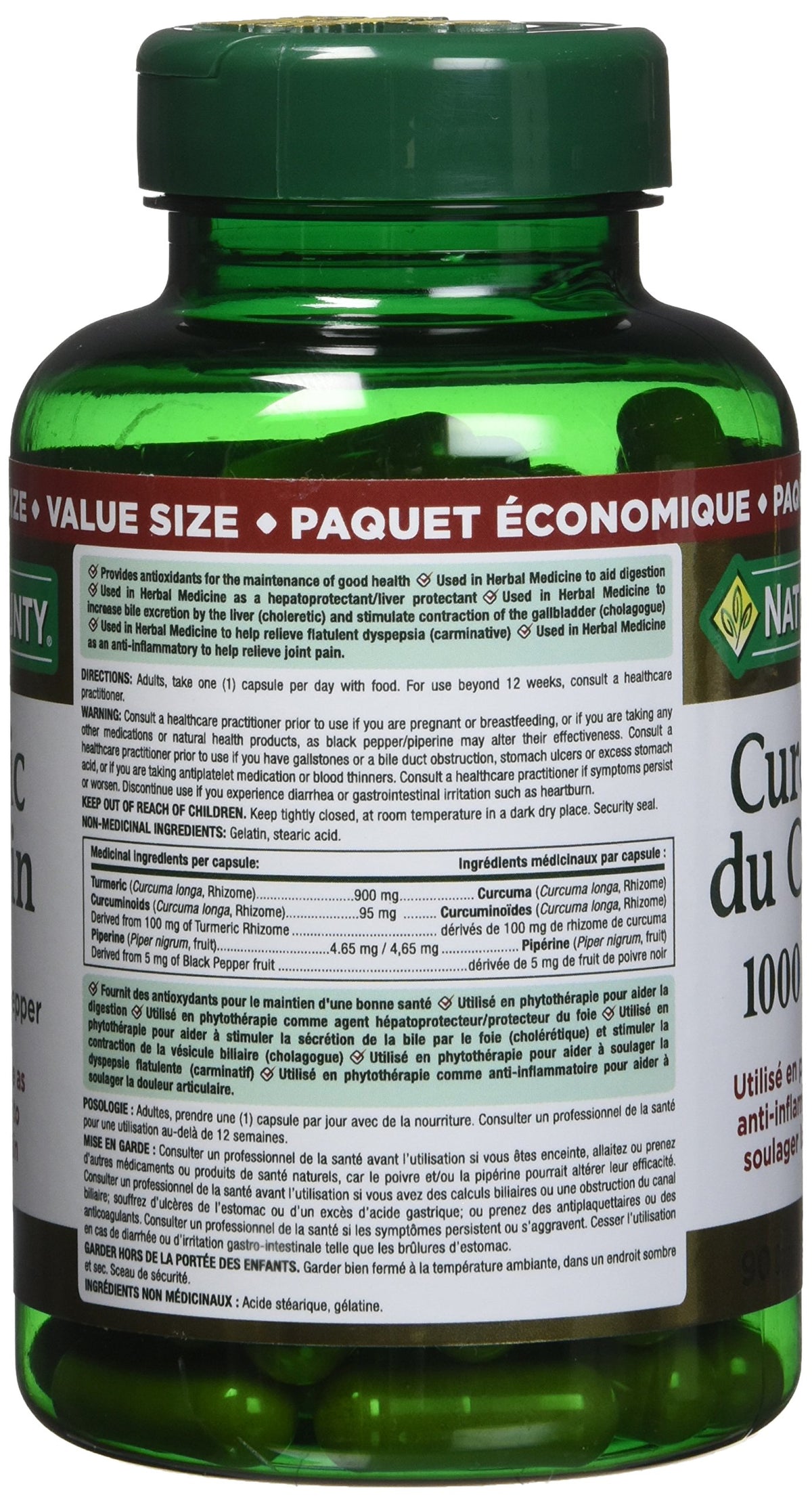 NT TURMERIC CURCUMIN CP 1000MG 90