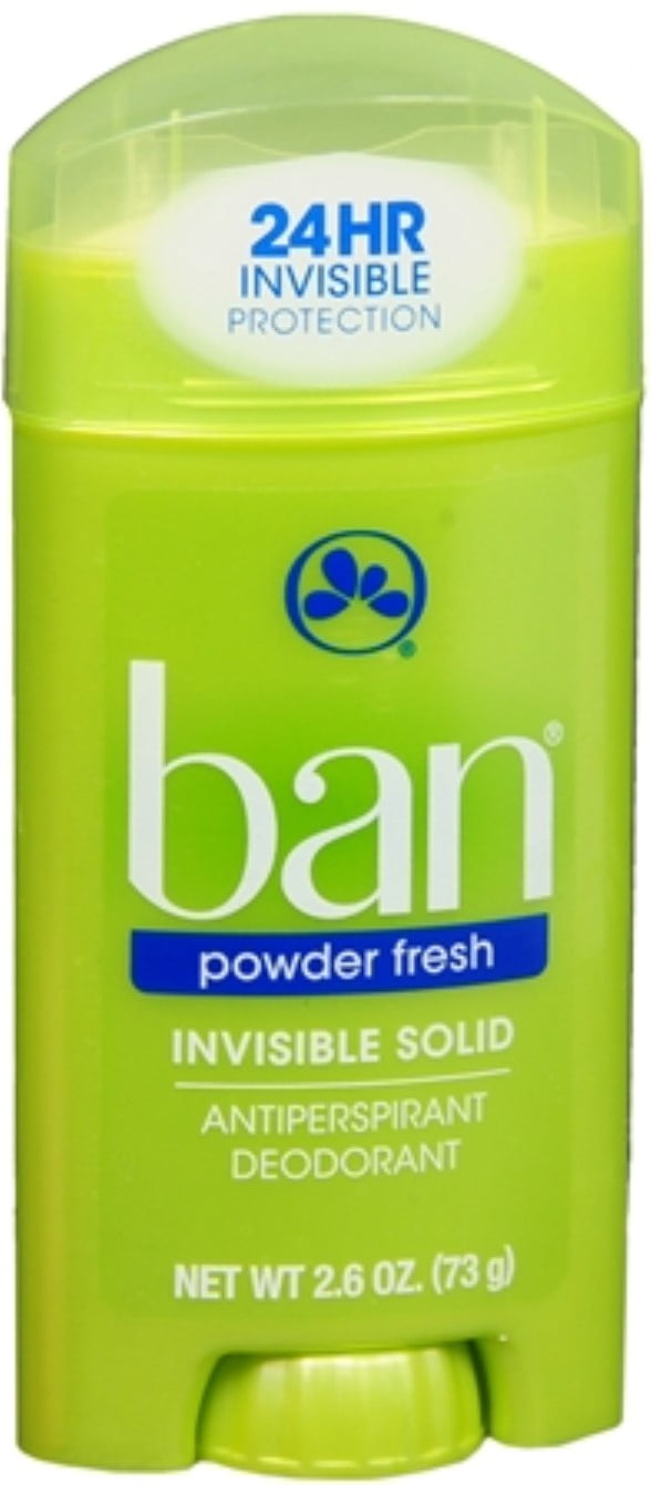Ban Deodorant 2.6oz Invisible Solid Shower Fresh
