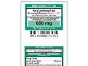ACETAMINOPHEN 650 MG ER TAB 30 UD AHP