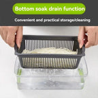 16-in-1 Vegetable Chopper Set, All-in-One Food Cutter with Slicer, Dicer, Grater, Egg Separator & Peeler for Kitchen Prep