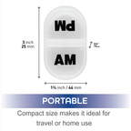 PILL REMIND 67010 TRAVL AM/PM L 6X1 API