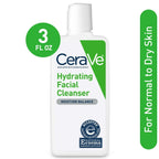 CeraVe Hydrating Facial Cleanser for Normal to Dry Skin, 3 oz