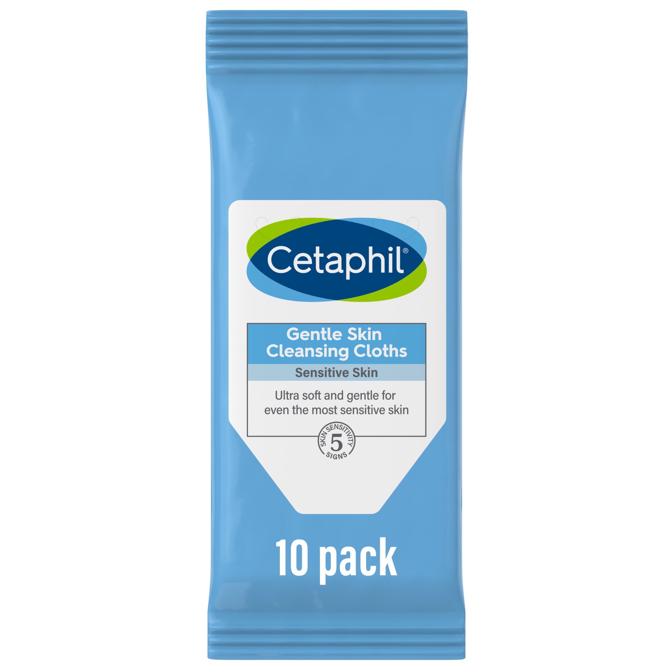 Cetaphil Gentle Skin Cleansing Cloths - Fragrance Free, 10 count