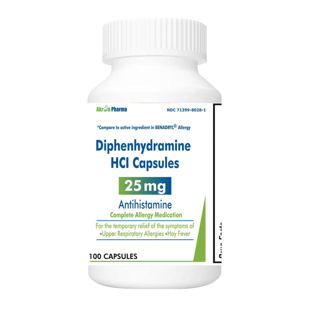 DIPHENHYDRAMINE HCL TB 25MG 100