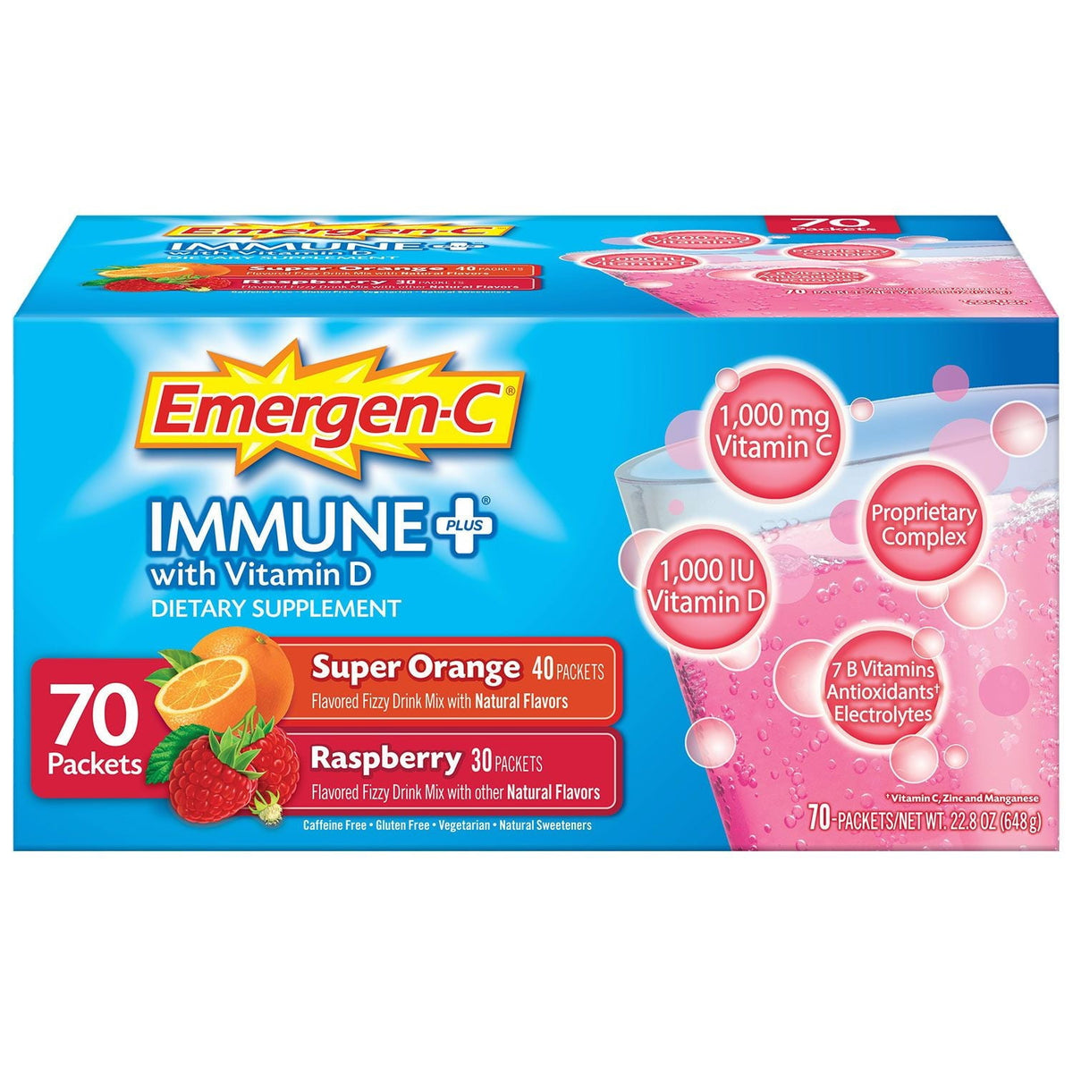 EMERGEN-C IMMUNE PL PK 30 SUP ORN
