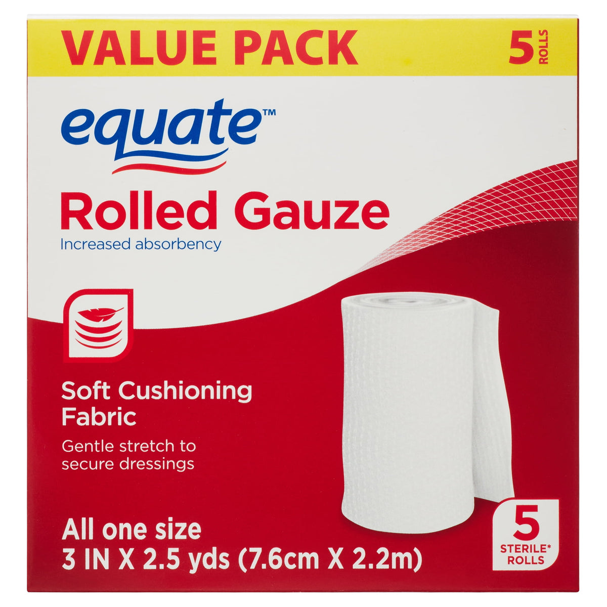 GNP GAUZE ROLL 3INX2.5YD 5CT