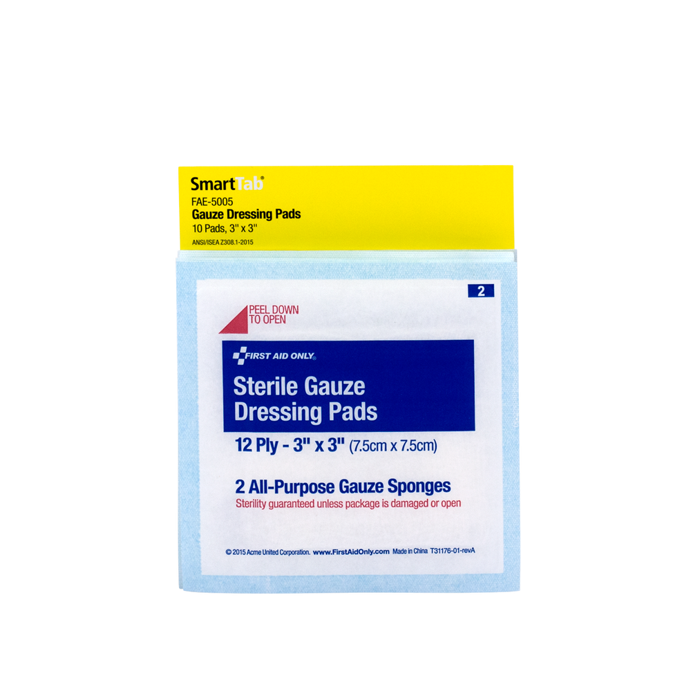 B/A GAUZE PADS DS 25 3X3N MD
