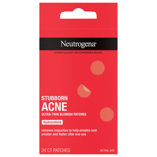 Neutrogena Stubborn Acne Ultra Thin Blemish Patches 24 Count