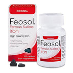 FERROUS SULFATE 325 MG RED TAB 100 UD