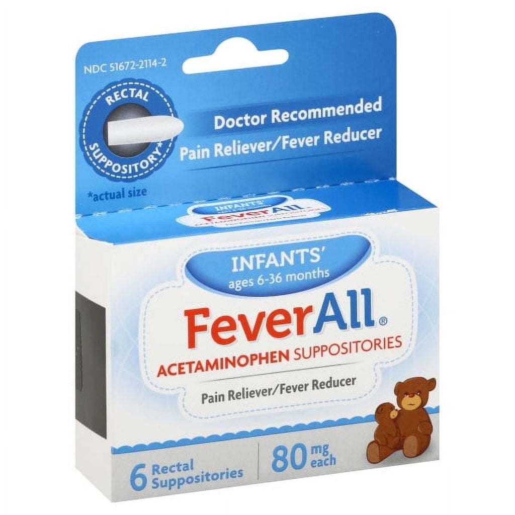 FEVERALL SU 120MG 6 CHD RECT